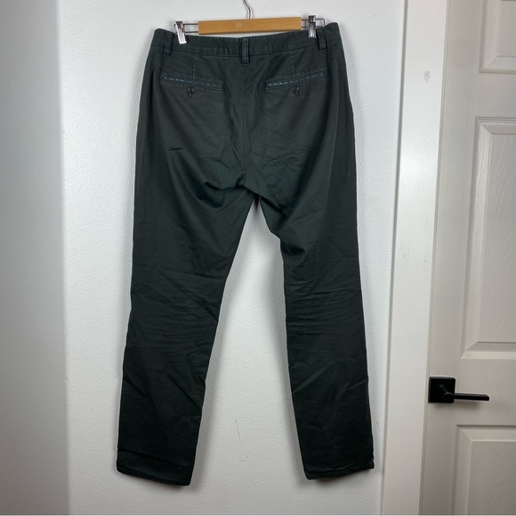 Bonobos Dark Green Men's Slim Pants sz 33/32 - Picture 6 of 7